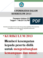 Peminatan Dalam Kurikulum 13