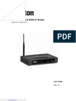 150M Wireless-N ADSL2+ Router: Model No.:iB-WRA150N