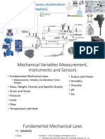 Mechanical Variables Measurement, Instruments and Sensor PART 1