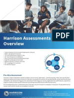 Harrison Assessments: Pre-Hire Assessment