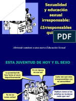 Sexualidad y Educación Sexual Irresponsable