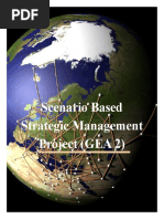 Scenario Based Strategic Management Project Gea 2 Campbell Jessica