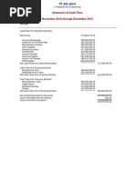 Statement of Cash Flow