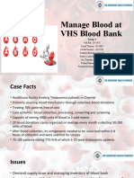 Group 3 - Manage Blood at VHS Blood Bank