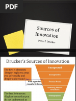 Sources of Innovation: Peter F. Drucker