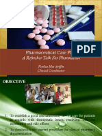 Pharmaceutical Care Plan III