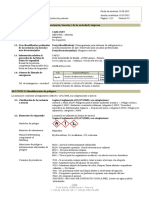 Fiche Donnees Securite CARLYNET ESP