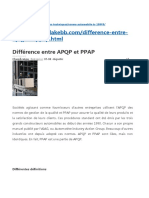 Différence Entre APQP Et PPAP 22 03 18