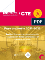 Fase Ordinaria Sesión 2 RECREA 2021