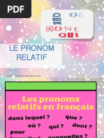 Le Pronon Relatif