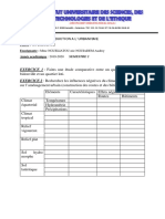 Fiche de TD GC2 Licence - Introduction A L'urbanisme