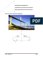 RDM1-CHAPITRE 1-Définition - Proporiétés Des Sections Planes