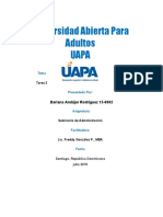 Tarea 2 de Seminario de Administración