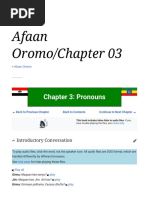 Afaan Oromo-Chapter 03 - Wikibooks, Open Books For An Open World