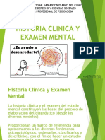 Historia Clinica Y Examen Mental