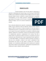 Capacitacion en Operacion y Mantenimiento Cruz Pampa