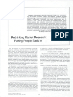 Rethinking Market Reserach