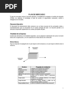 Plan de Mercadeo: Resumen Ejecutivo