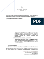 Petição de Exoneracao de Alimentos