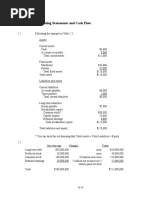 Chapter 2: Accounting Statements and Cash Flow