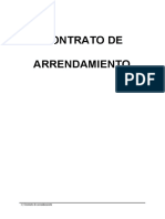 Contrato de Arrendamiento