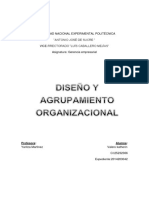 Diseño y Agrupamiento Organizacional