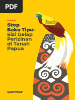 Stop Baku Tipu Sisi Gelap Perizinan Tanah Papua