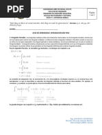 Guia N°5. Integrales Dobles