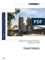 Cement Industry: Continuous Emissions Monitoring and Process Control