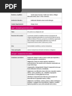 Plantilla de Unidad Didáctica Comprensión Lectora