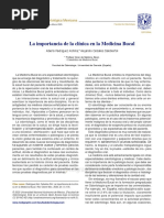 La Importancia de La Clínica en La Medicina Bucal: Revista Odontológica Mexicana