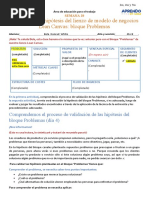 Validamos Las Hipótesis Del Lienzo de Modelo de Negocios Lean Canvas: Bloque Problemas