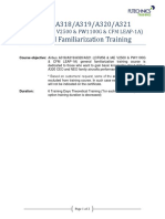 Airbus A318/A319/A320/A321 General Familiarization Training: (CFM56 & IAE V2500 & PW1100G & CFM LEAP-1A)