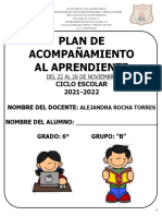 PLAN DE ACOMPAÑAMIENTO 22 Al 25 de Nov