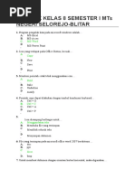 SOAL TIK KELAS 8 SEMESTER I MTs NEGERI SELOREJO