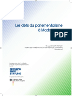 Les Défis Du Parlementarisme À Madagascar: Dr. Juvence F. Ramasy Maître de Conférences À L'université de Toamasina