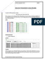 LAB#03: Assembly Language Programing Using Emu8086: TASK#01