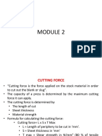 Press Tool Calculation