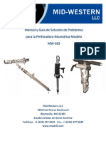 Mid-Western S83 Rock Drill Handbook (Spanish)