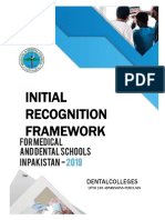 Initial Recognition Framework