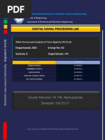 DSP Lab Experiment 09 - Group 02 - e
