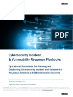 Cybersecurity Incident & Vulnerability Response Playbooks