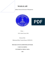 Makalah Pengendalian Sistem Informasi Manajemen - (198520122) Muhammad Rizky Tamimi Siregar