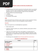 Ent 207 Business Plan Project Development