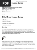 Project 2 Global Brand Success Stories Document Gale Ebooks