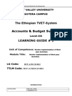 Monitor Implementation of Work Plan