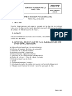 FG-RD001 Informe Por La Dirección 2018