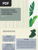 Revenue From Contracts With Customers: Pfrs 15