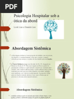 Psicologia Hospitalar Sob A Ótica Da Abordagem Sistêmica