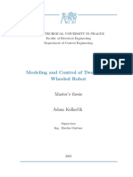 Modeling and Control of Two-Legged Wheeled Robot: Master's Thesis